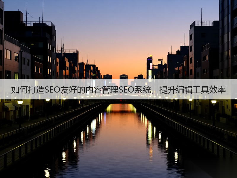如何打造SEO友好的内容管理SEO系统，提升编辑工具效率(图2)