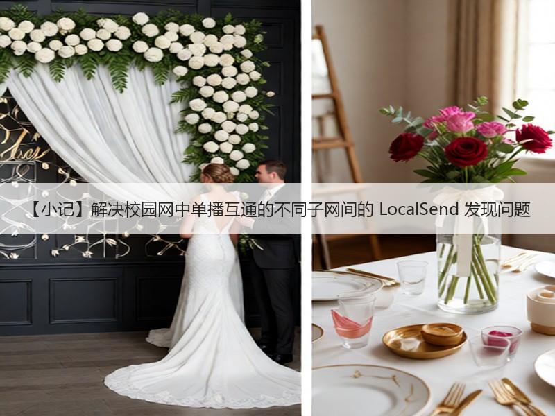 【小记】解决校园网中单播互通的不同子网间的 LocalSend 发现问题