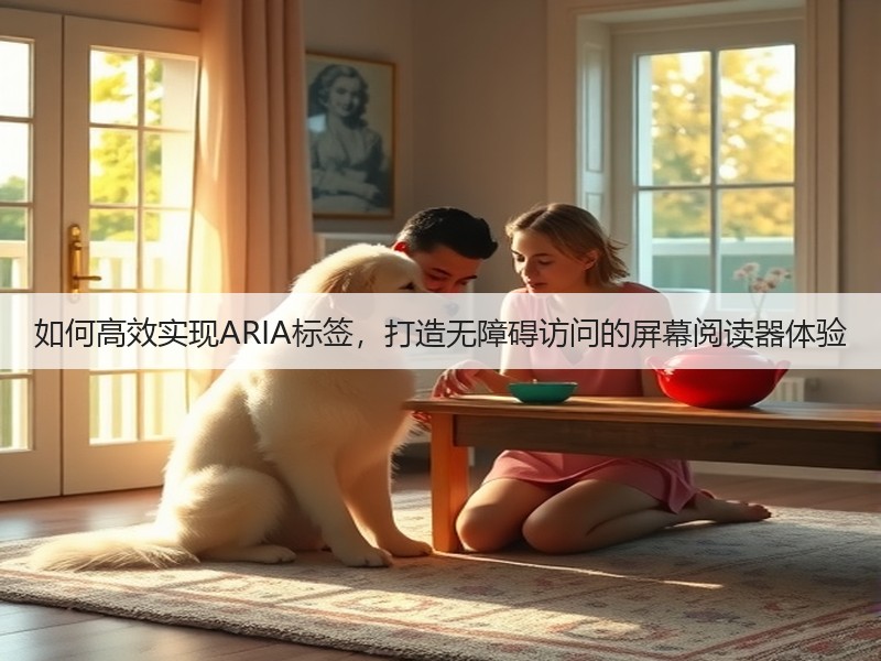 如何高效实现ARIA标签,打造无障碍访问的屏幕阅读器体验(图2) 如何高效实现ARIA标签,打造无障碍访问的屏幕阅读器体验(图2)