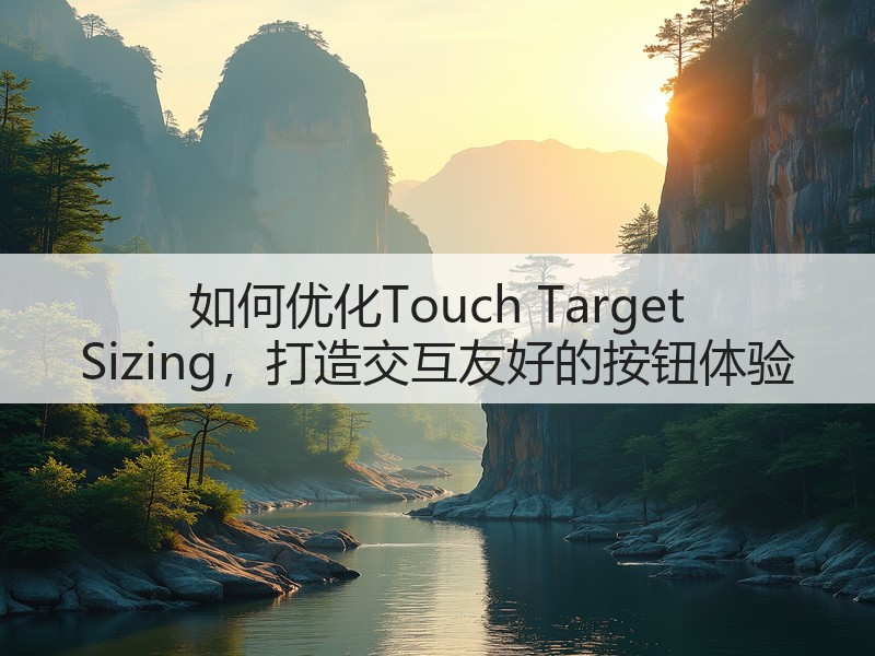 如何优化Touch Target Sizing,打造交互友好的按钮体验(图2) 如何优化Touch Target Sizing,打造交互友好的按钮体验(图2)