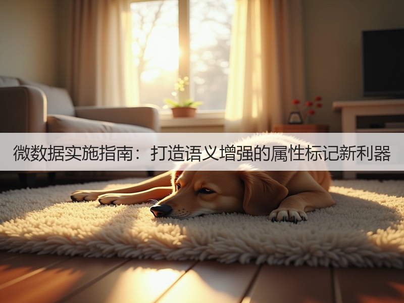 微数据实施指南：打造语义增强的属性标记新利器(图3)