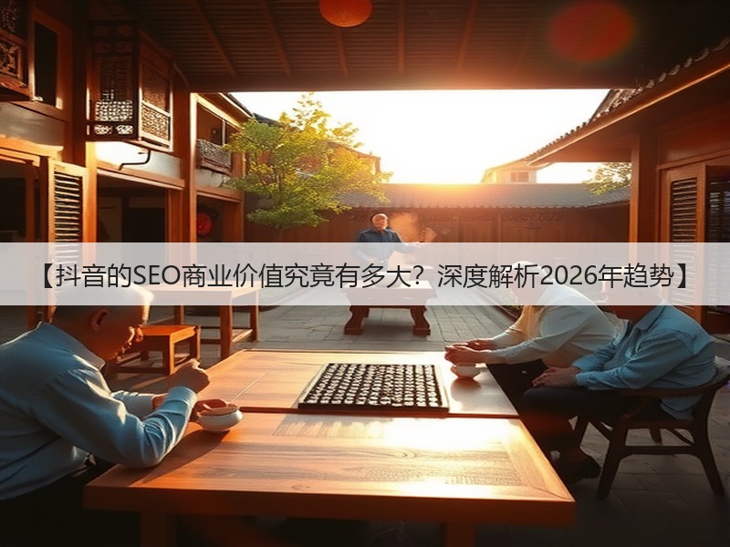 【抖音的SEO商业价值究竟有多大？深度解析2026年趋势】(图3)