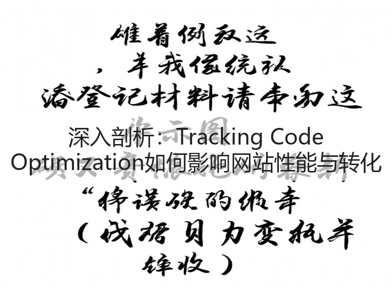 深入剖析：Tracking Code Optimization如何影响网站性能与转化(图3)