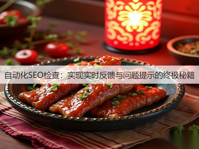 自动化SEO检查：实现实时反馈与问题提示的终极秘籍(图3)