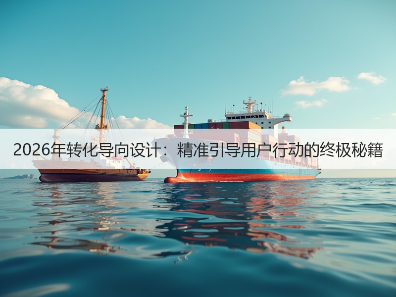 2026年转化导向设计：精准引导用户行动的终极秘籍