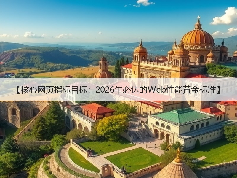 【核心网页指标目标：2026年必达的Web性能黄金标准】