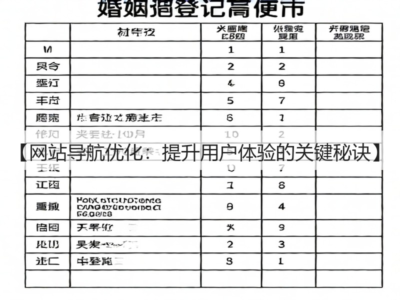 【网站导航优化:提升用户体验的关键秘诀】(图3) 【网站导航优化:提升用户体验的关键秘诀】(图3)