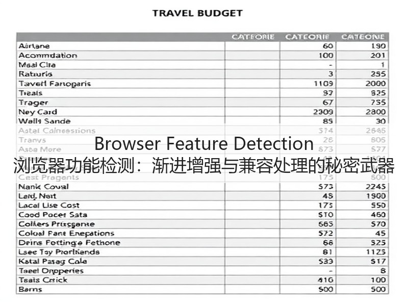 Browser Feature Detection 浏览器功能检测:渐进增强与兼容处理的秘密武器(图3) Browser Feature Detection 浏览器功能检测:渐进增强与兼容处理的秘密武器(图3)
