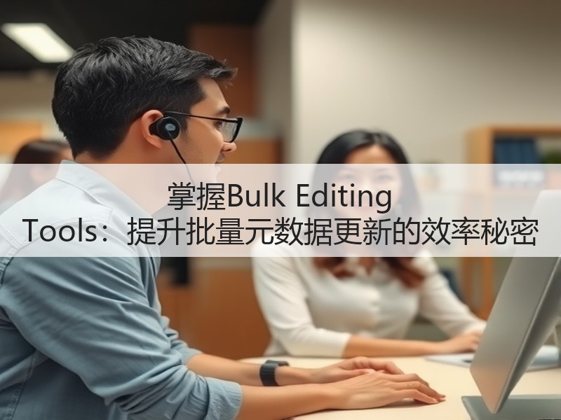 掌握Bulk Editing Tools：提升批量元数据更新的效率秘密(图3)