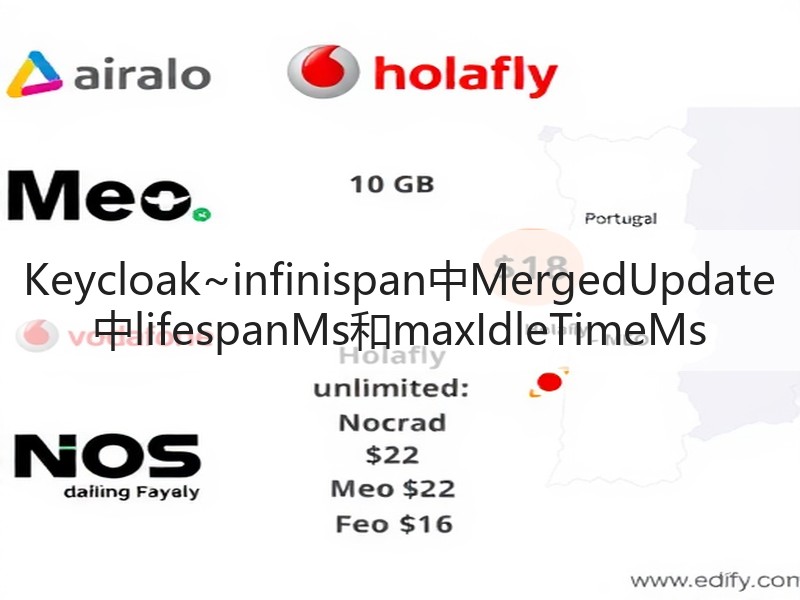 Keycloak~infinispan中MergedUpdate中lifespanMs和maxIdleTimeMs