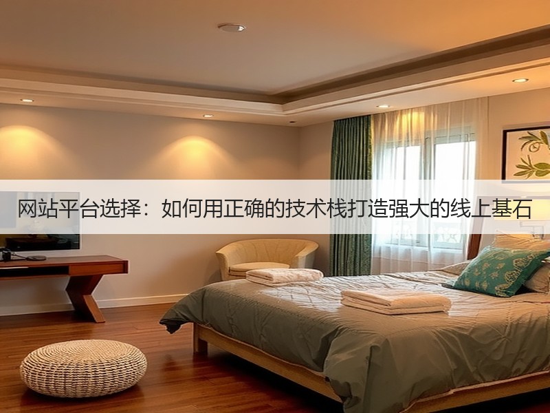网站平台选择：如何用正确的技术栈打造强大的线上基石