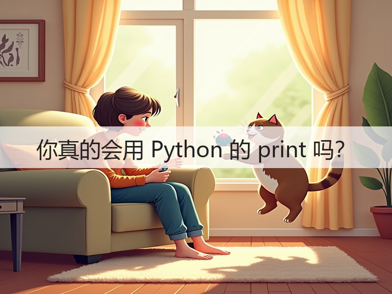 你真的会用 Python 的 print 吗?(图2) 你真的会用 Python 的 print 吗?(图2)