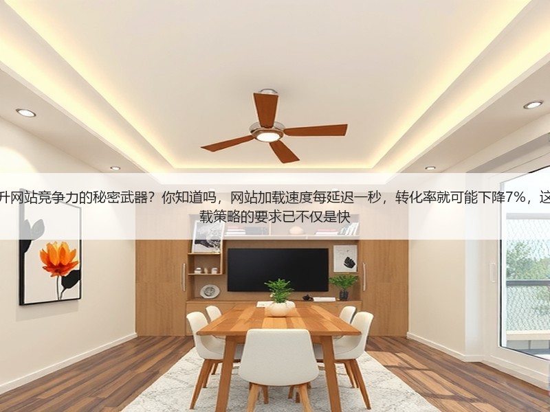 为什么页面速度优化计划成为提升网站竞争力的秘密武器？你知道吗，网站加载速度每延迟一秒，转化率就可能下降7%，这是不争的事实。现在，用户对加载策略的要求已不仅是快