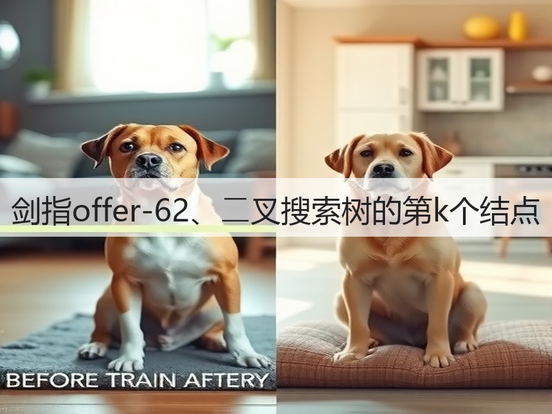 剑指offer-62、⼆叉搜索树的第k个结点(图2) 剑指offer-62、⼆叉搜索树的第k个结点(图2)