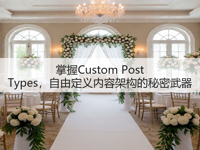 掌握Custom Post Types，自由定义内容架构的秘密武器(图2)