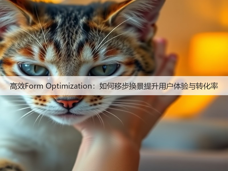 高效Form Optimization：如何移步换景提升用户体验与转化率(图2)