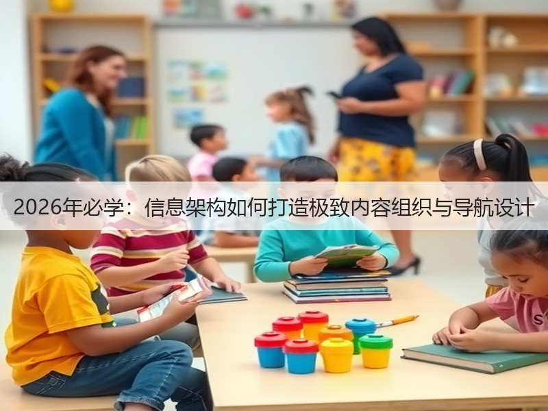 2026年必学：信息架构如何打造极致内容组织与导航设计(图3)