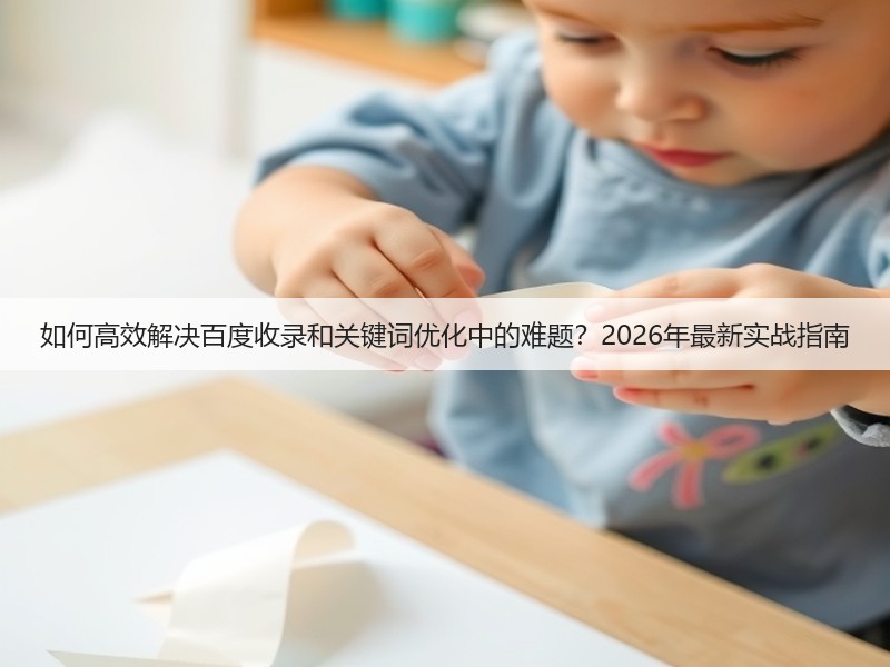 如何高效解决百度收录和关键词优化中的难题?2026年最新实战指南(图2) 如何高效解决百度收录和关键词优化中的难题?2026年最新实战指南(图2)