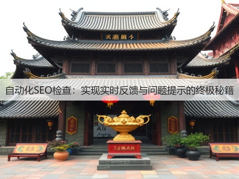 自动化SEO检查：实现实时反馈与问题提示的终极秘籍(图2)