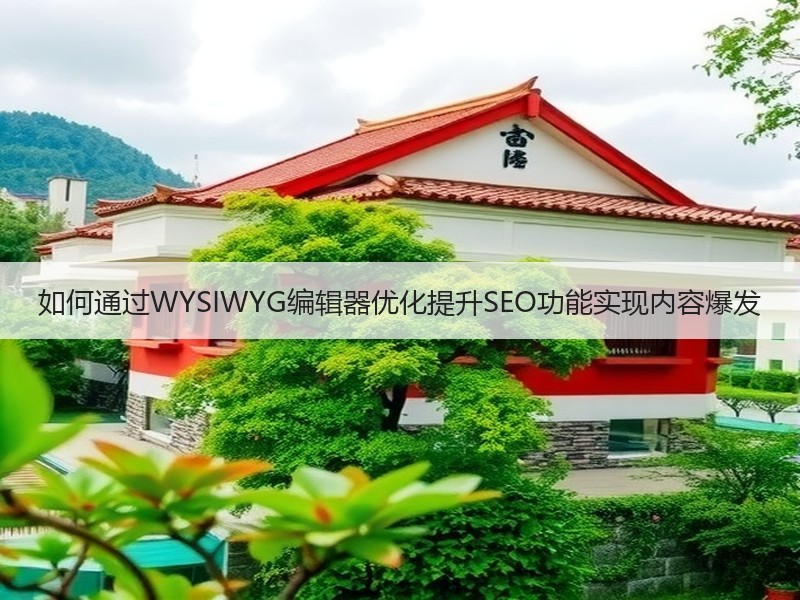 如何通过WYSIWYG编辑器优化提升SEO功能实现内容爆发