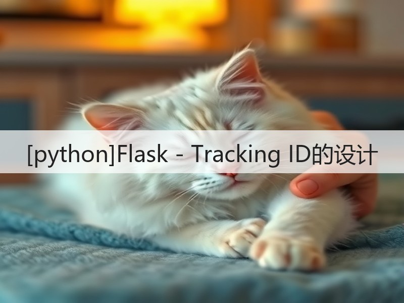 [python]Flask - Tracking ID的设计(图2)