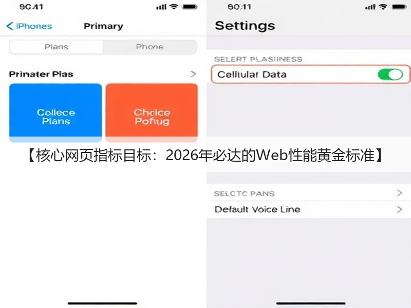【核心网页指标目标：2026年必达的Web性能黄金标准】(图2)