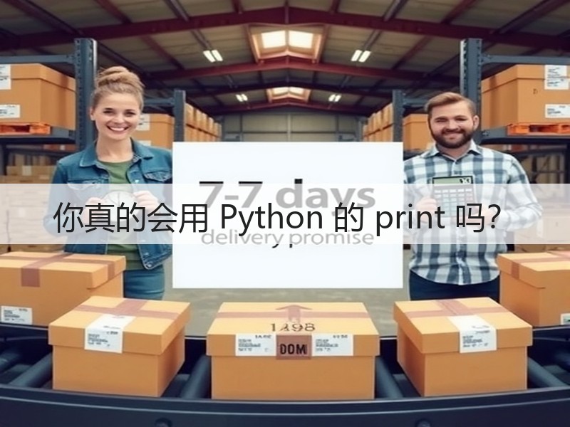 你真的会用 Python 的 print 吗?(图2) 你真的会用 Python 的 print 吗?(图2)