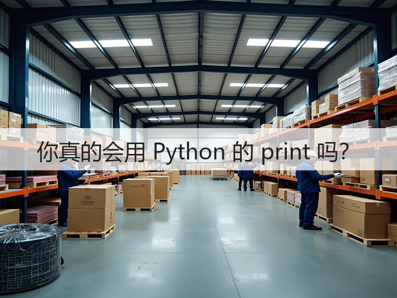 你真的会用 Python 的 print 吗?(图1) 你真的会用 Python 的 print 吗?(图1)