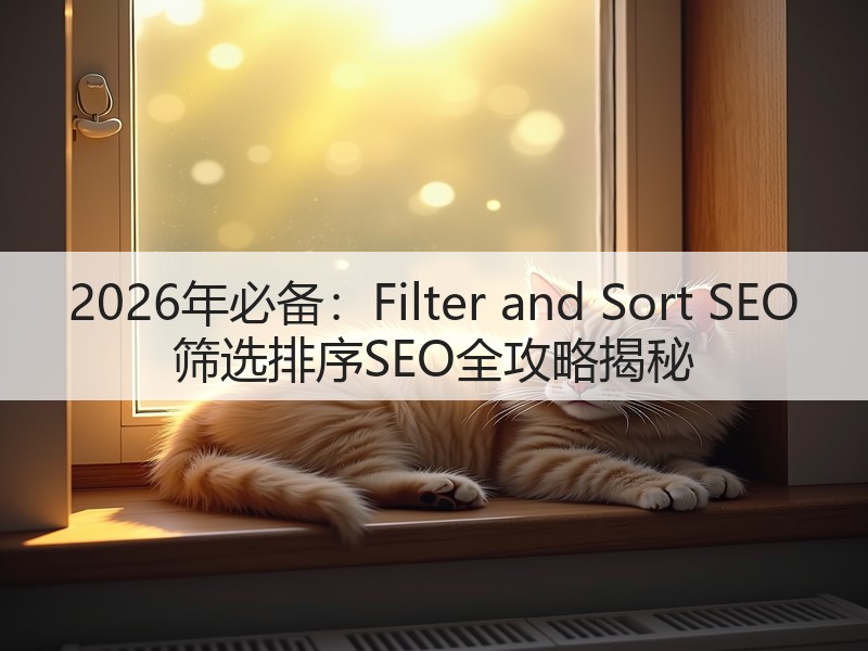2026年必备：Filter and Sort SEO 筛选排序SEO全攻略揭秘(图2)