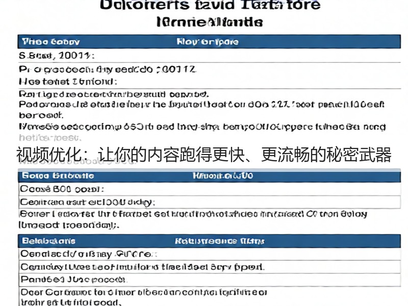 视频优化：让你的内容跑得更快、更流畅的秘密武器(图3)